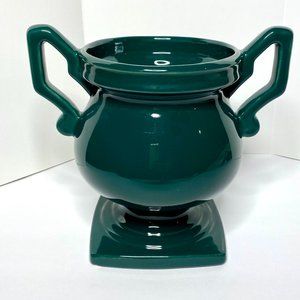 Haeger Green Planter 1996 trophy vase Vintage Pottery